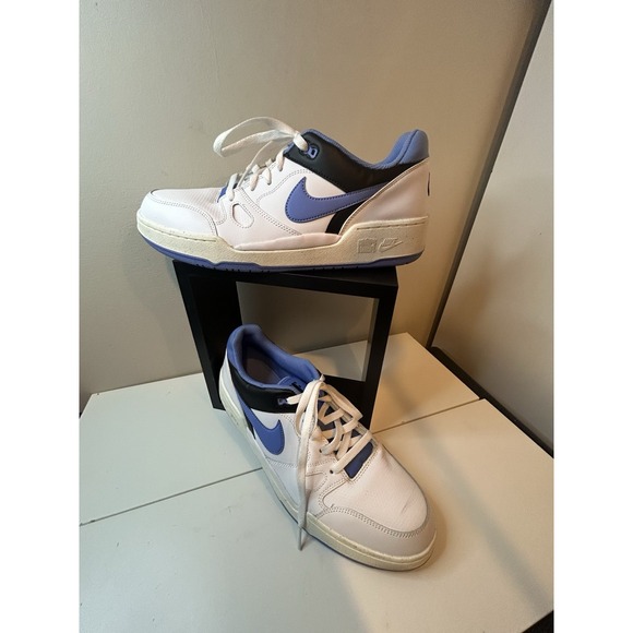 Nike Full Force Low FB1362-100 Men's Size 11 White Black Blue Polar - Picture 2 of 13